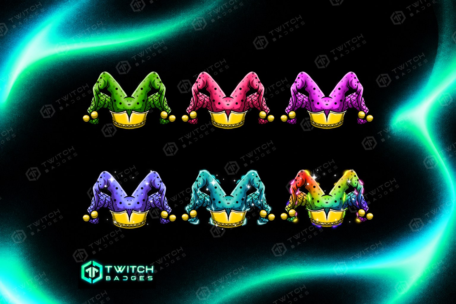 Jester Hat Twitch Sub Badges preview