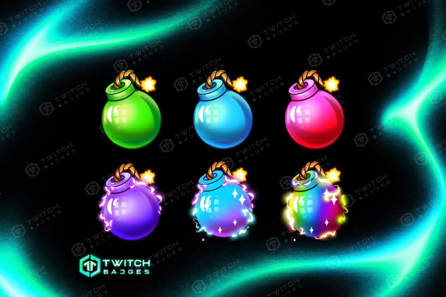 Bomb Twitch Sub Badges preview