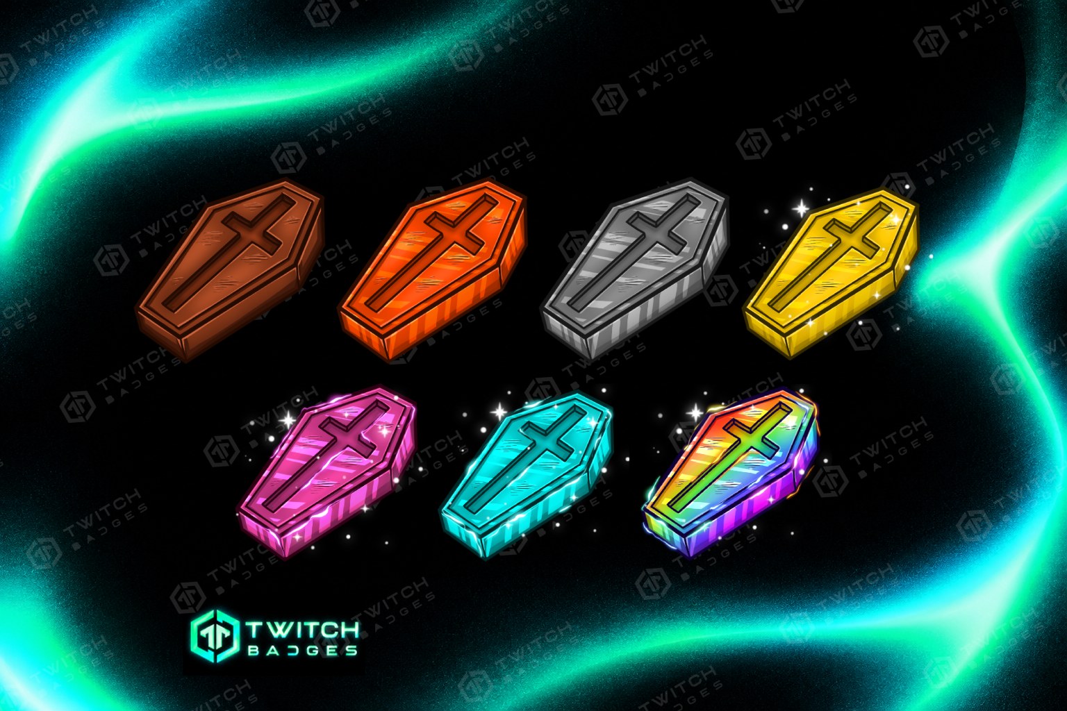 Coffin Twitch Sub Badges preview