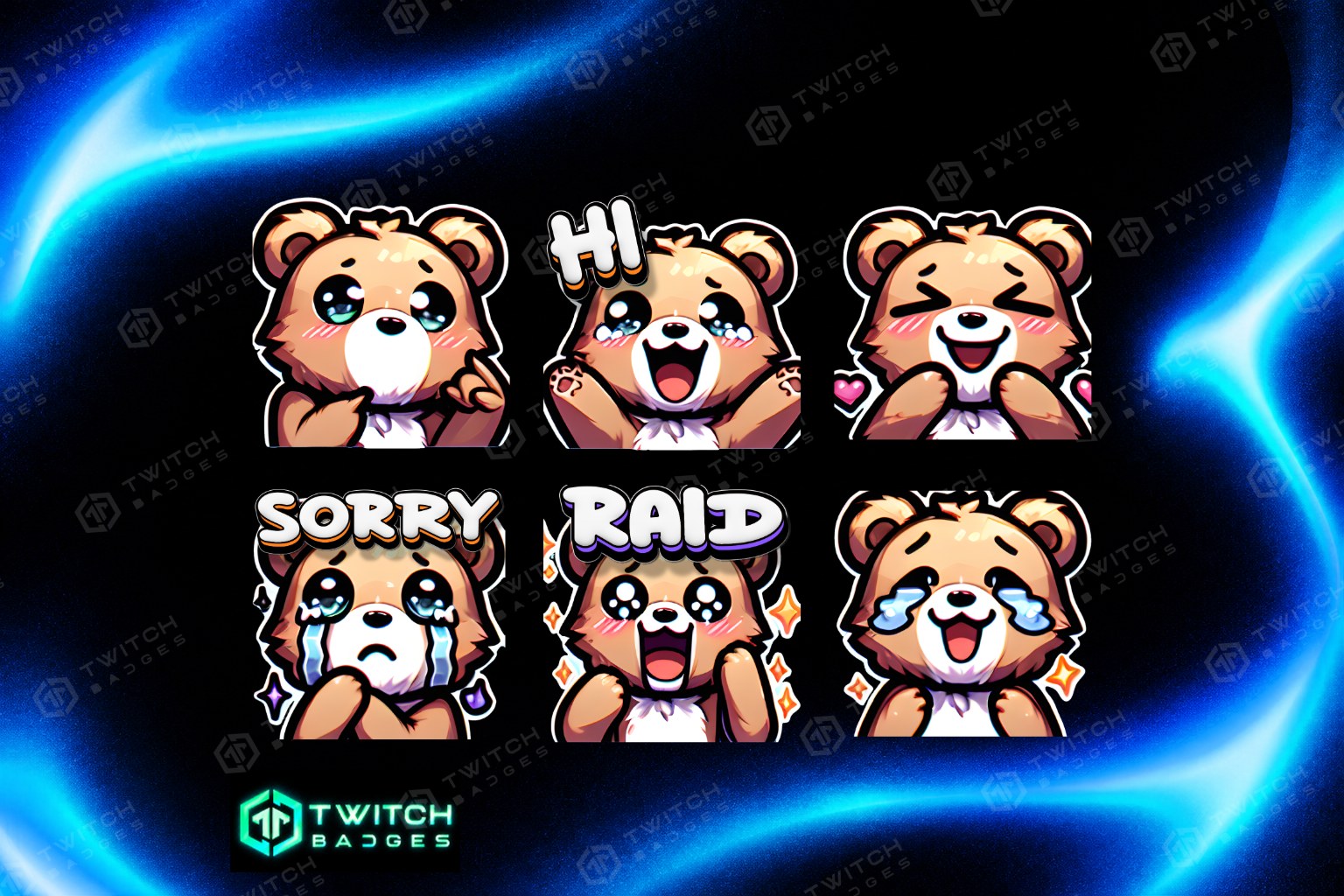 Bear Twitch Emotes preview