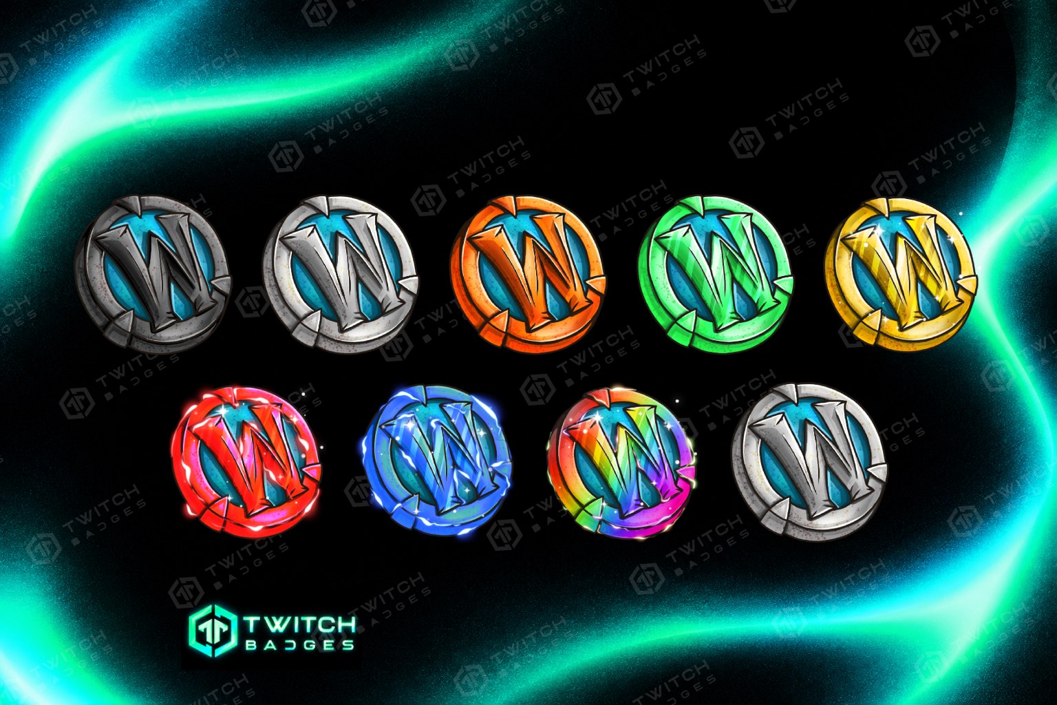 WoW Coin Twitch Sub Badges preview