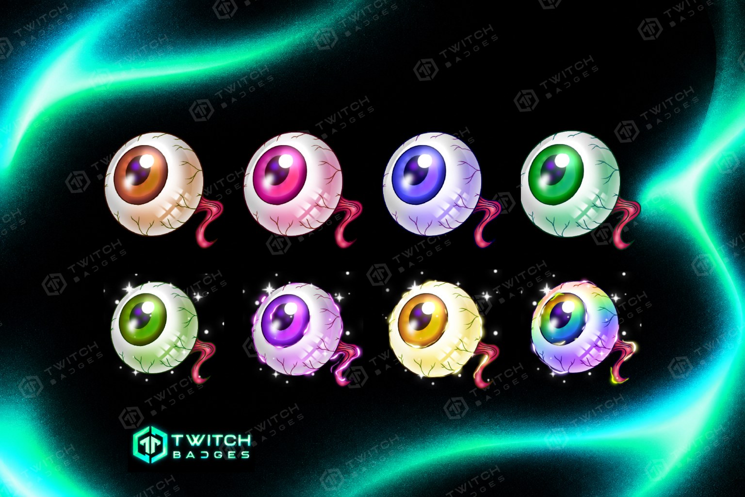 Eye Twitch Sub Badges preview