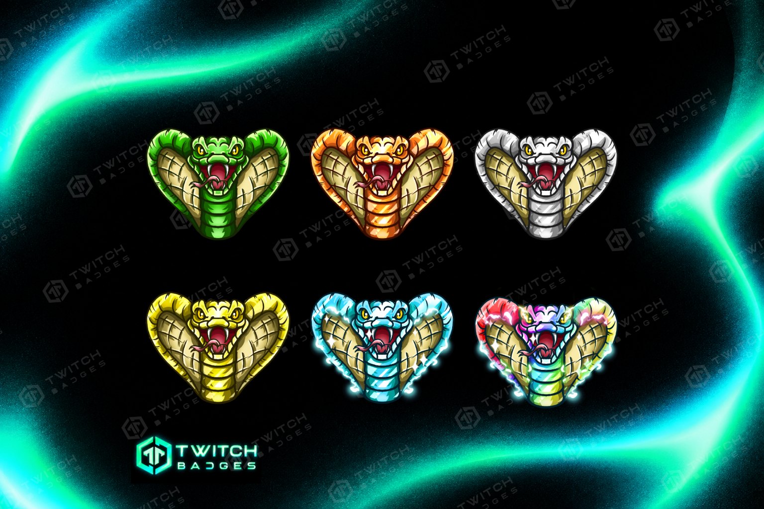 Cobra Twitch Sub Badges preview