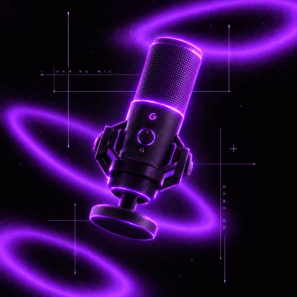 Streaming microphone artwork
